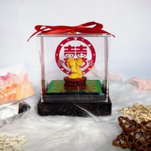 "金元寶招財貓" 足金擺件 The maneki-neko