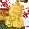 "金元寶招財貓" 足金擺件 The maneki-neko